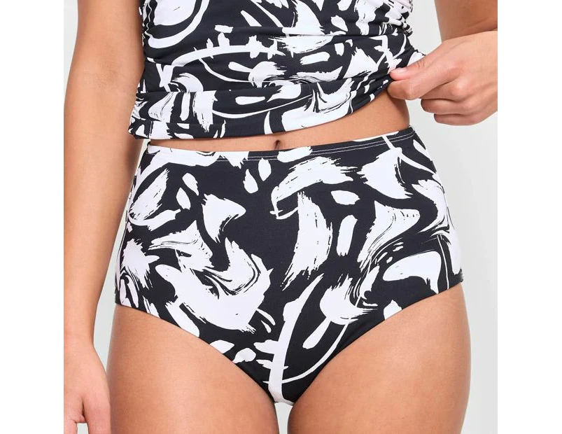 Target Resort High Waisted Swim Bikini Bottoms - Shape Your Body