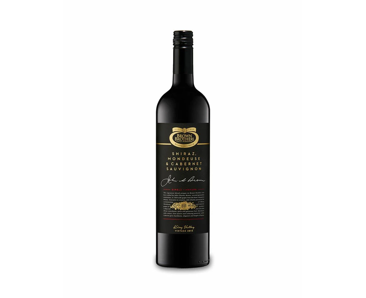 BROWN BROTHERS SHIRAZ MONDEUSE CABERNET 750ML 2015