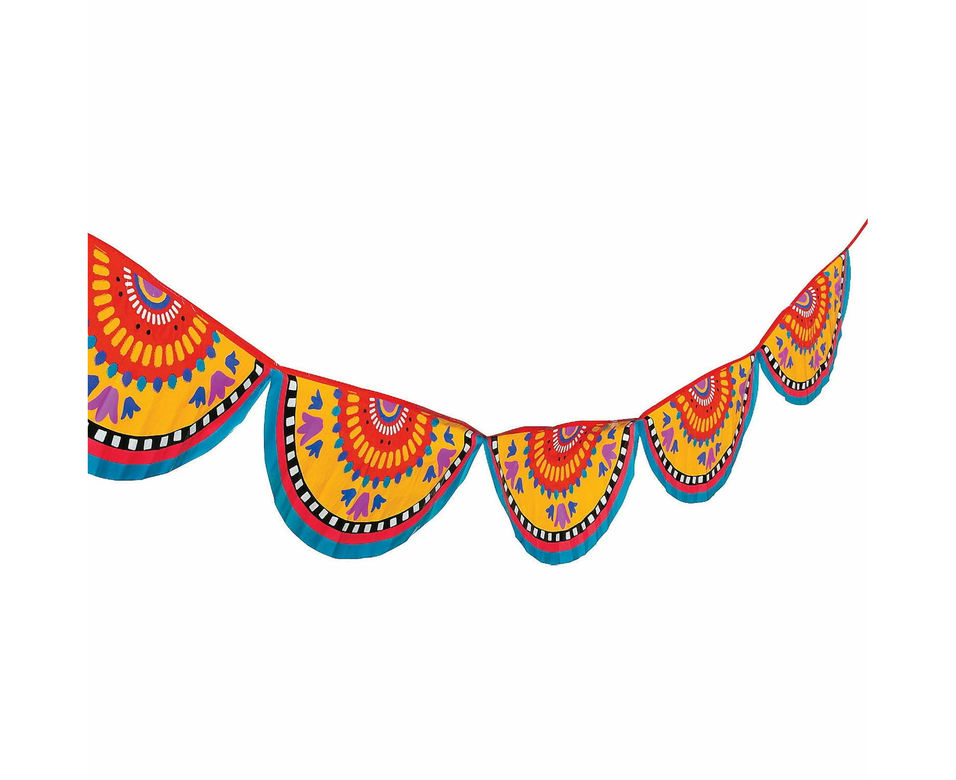 Mexican Folk Art Bunting Garland