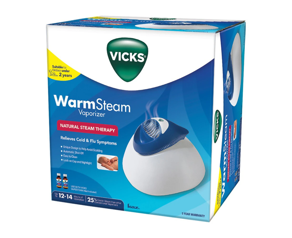 Vicks Warm Steam Vaporiser Bonus Inhalant 200 ml Natural Steam Therapy