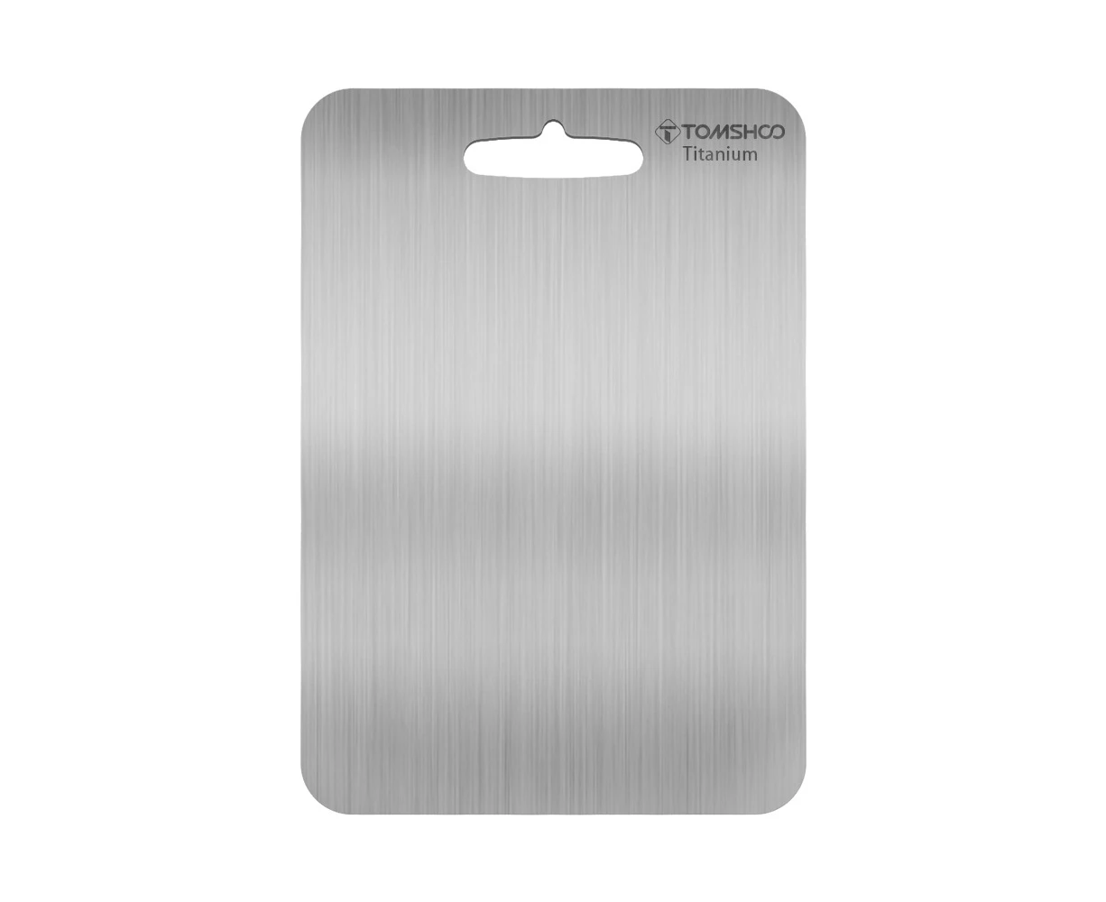 Titanium Cutting Board  Lightweight & Durable Kitchen Board  Non-toxic & Rust-resistant Chopping Block  Scratch-resistant  Easy to Clean - Ideal for Outdoo