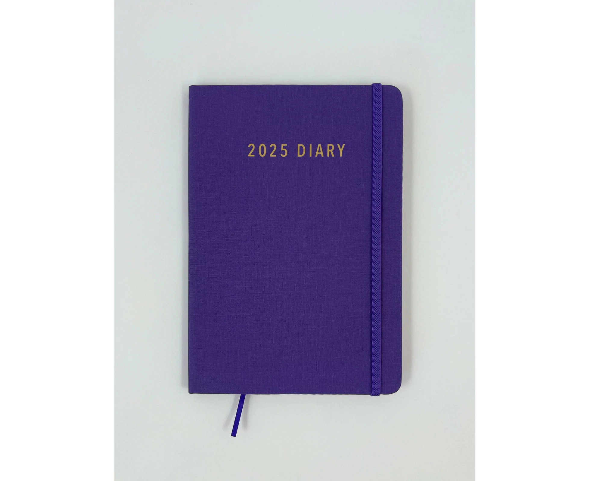 2025 Diary Contempo A5 Week to View Violet, Ozcorp D828