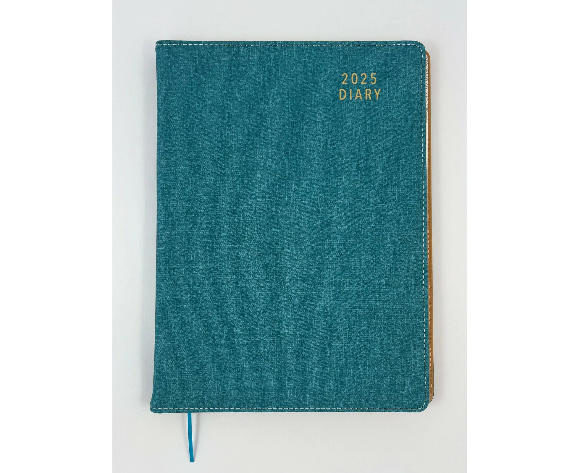 2025 Diary Contempo A4 Week to View Spiral Teal, Ozcorp D832