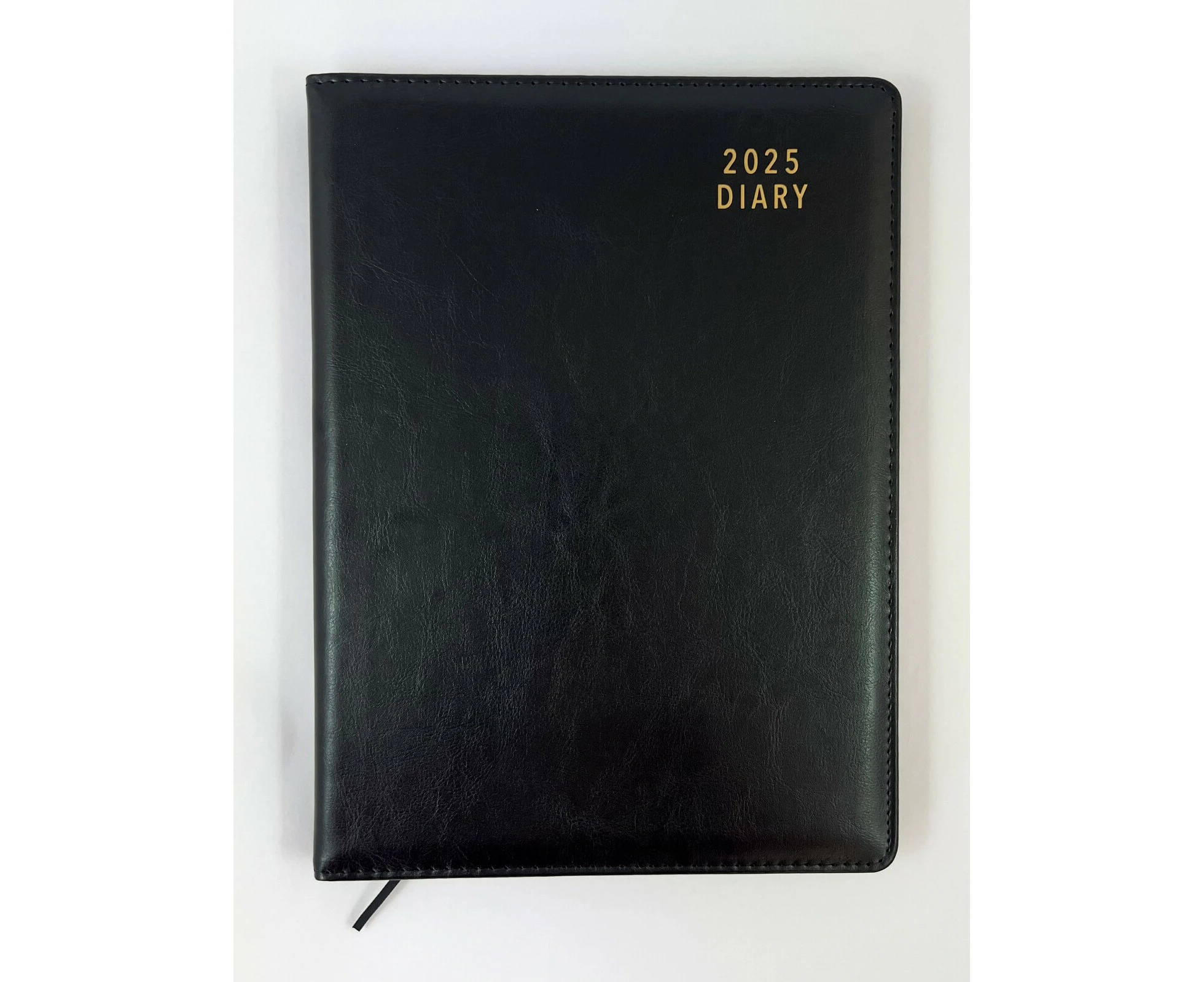 2025 Diary Contempo A4 Week to View Spiral Black, Ozcorp D829