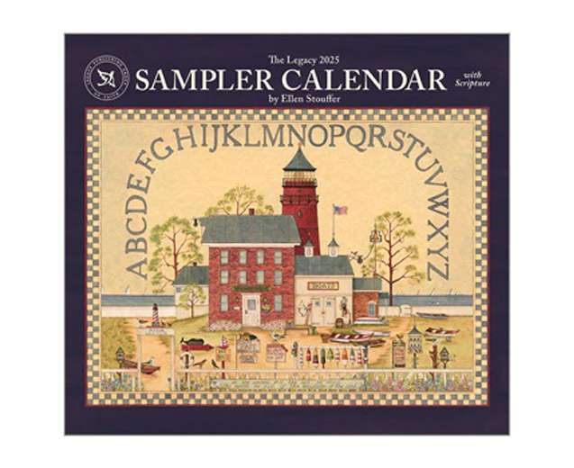 Legacy 2025 Calendar Sampler Calender Fits Wall Frame