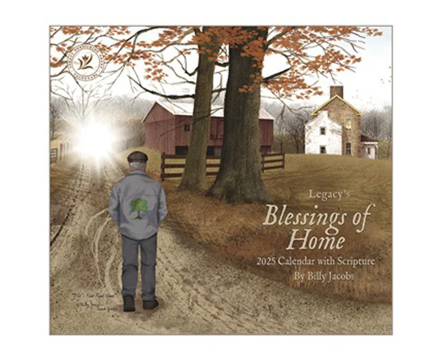 Legacy 2025 Calendar Blessings of Home Calender Fits Wall Frame Scripture