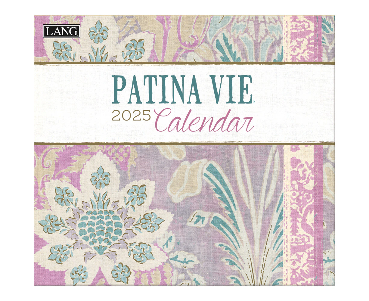 Lang 2025 Calendar Patina Vie Calender Fits Wall Frame