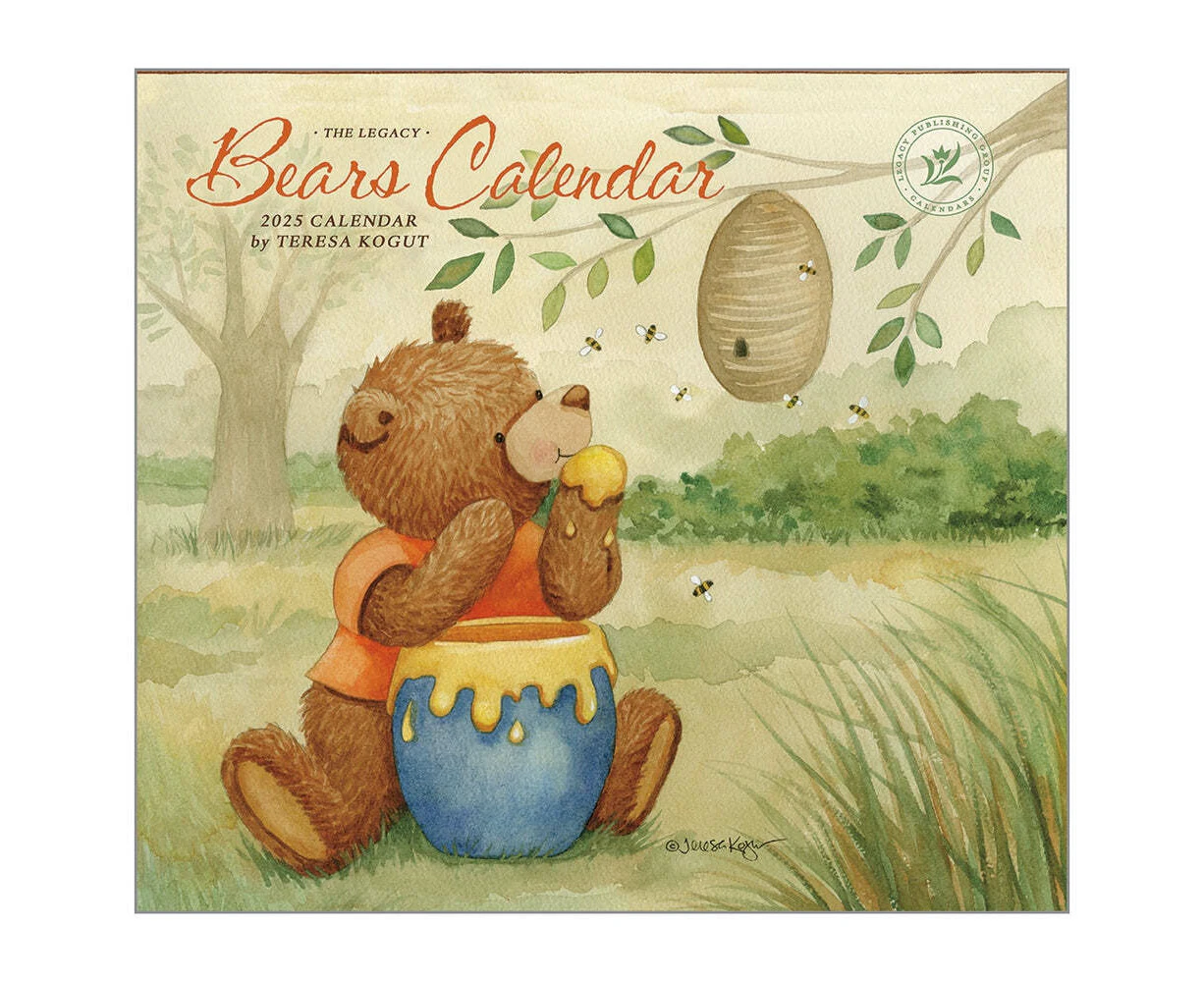 2025 Legacy Calendar Bears Calendar by Teresa Kogut Wall, Legacy WCA92775