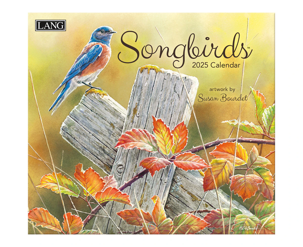 Lang 2025 Calendar Songbirds Calender Fits Wall Frame