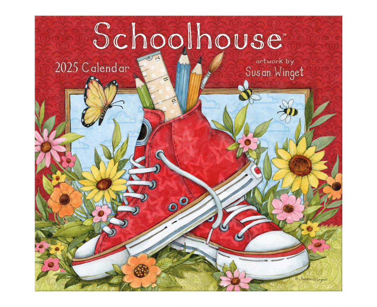 Lang 2025 Calendar Schoolhouse Calender Fits Wall Frame