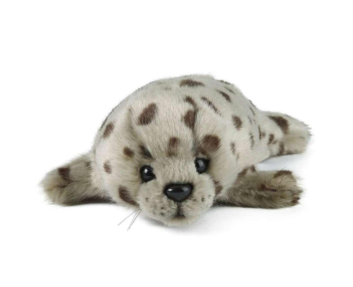 Living Nature Common Seal Pup 22cm Soft Stuffed Animal Plush Toy Infant/Baby 0m+