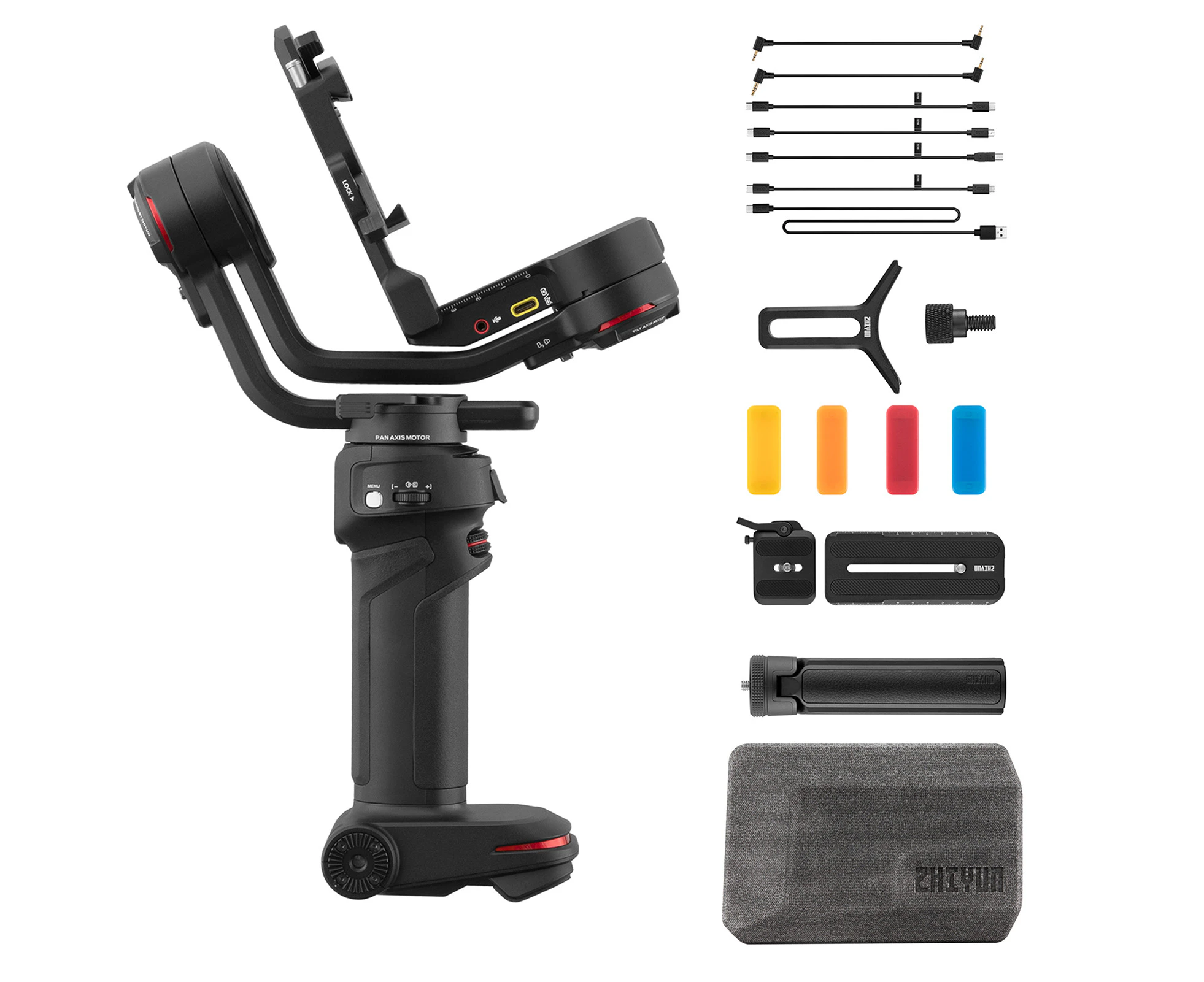 ZHIYUN WEEBILL 3 Handheld Camera 3-Axis Gimbal Stabilizer Lightweight Built-in Fill Light Microphone PD Fast Charging Battery Max. Load 3kg/ 6.6Lbs Replace