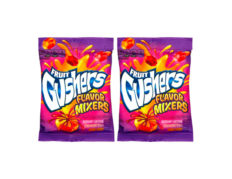 Fruit Gushers Flavour Mixes 120g x 2