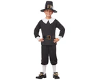 Olden Day Boys Thanksgiving Pilgrim Dress Up Costume Boys