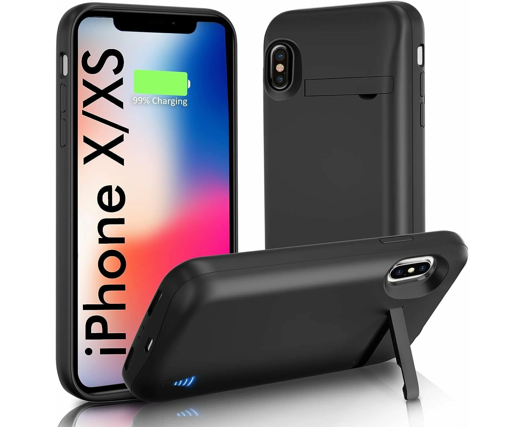 For iPhone X Smart Battery Power Bank Charger Cover