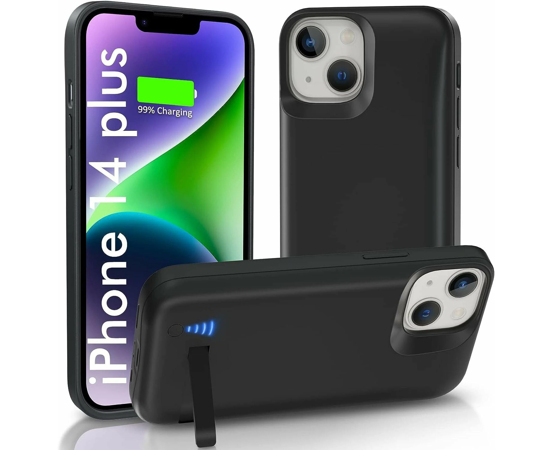 Battery Case For iPhone 14 Plus Extenal Battery PowerBank charging Cove For iPhone