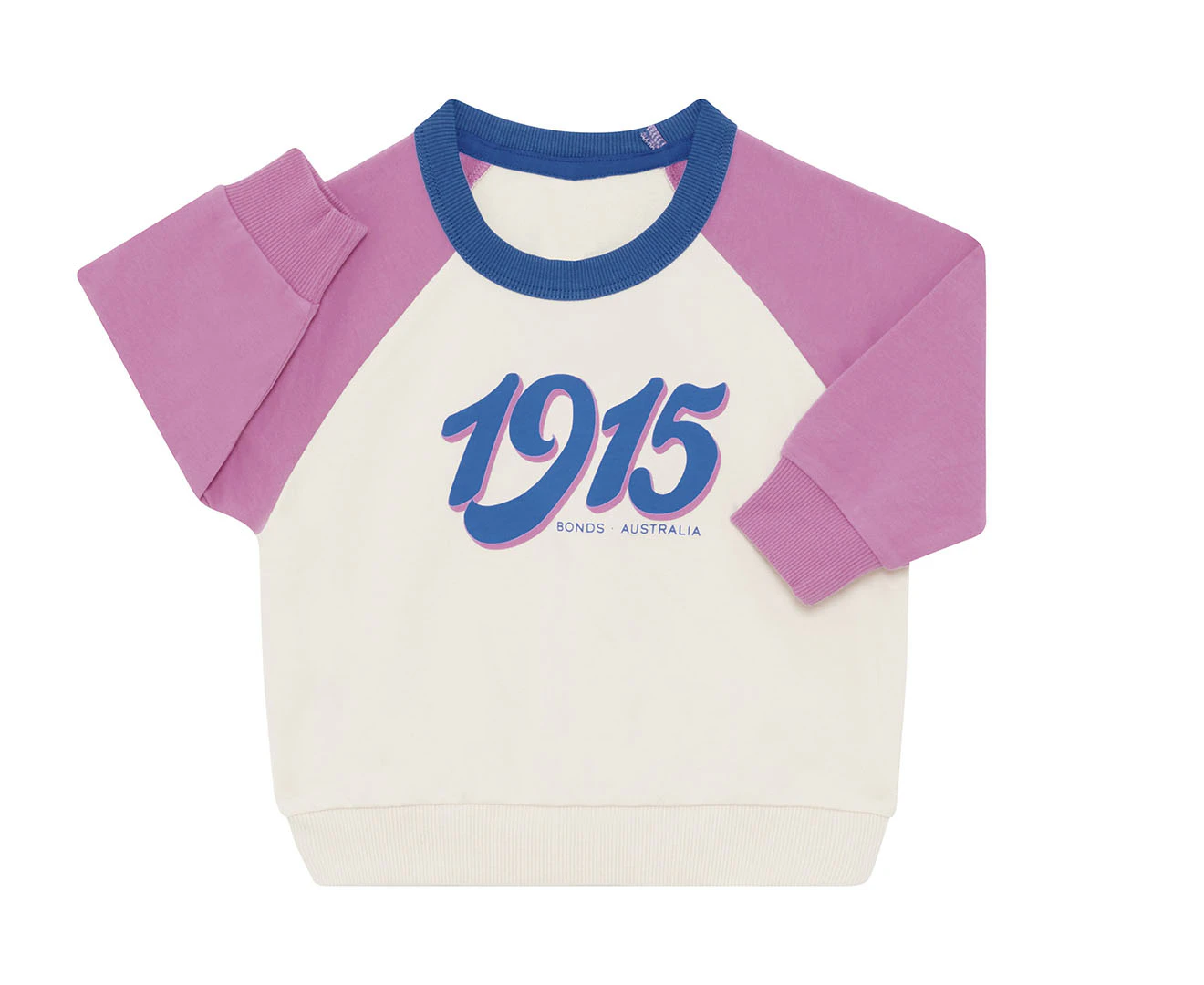 Bonds Baby Soft Threads Pullover - Pink/Blue/Bonds 1915