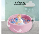 Bopeep Kids Balls Pit Baby Ocean Play Foam Pool Barrier Toy Padding Child Pink