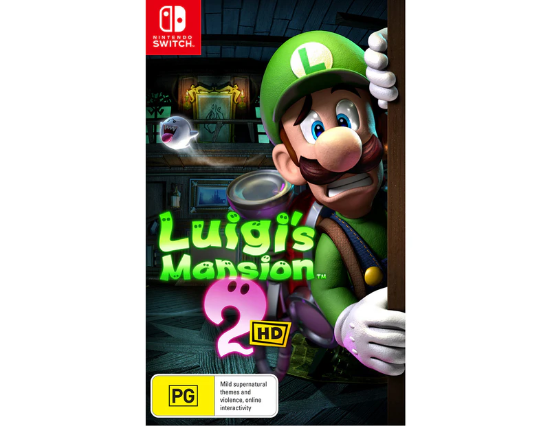 Nintendo Switch SWI Luigi's Mansion 2 HD Standard Edition Adventure Video Game