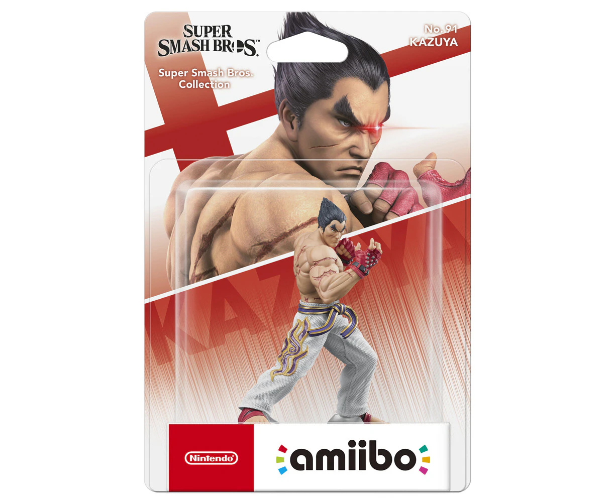 Nintendo SWI Amiibo Super Smash Bros Collection Kazuya No 91 Char Action Figure