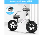 Bopeep Kids Balance Bike Ride On Toys Push Bicycle Children Outdoor Toddler Safe