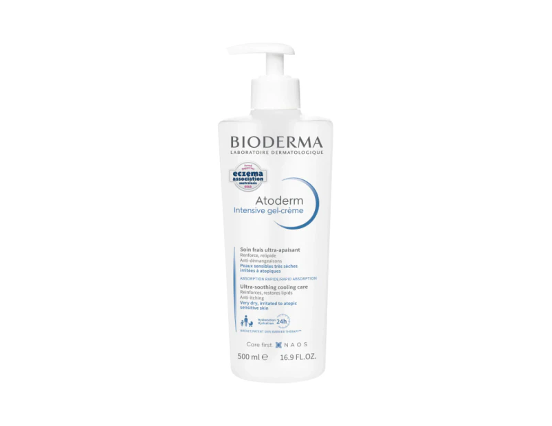 Bioderma Atoderm Intensive Gel-Creme Ultra-Lightweight Nourishing Moisturiser 500mL