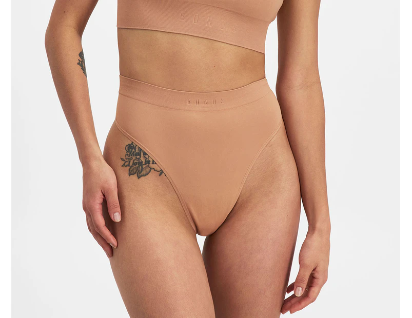 Bonds Women's Bases Gee String - Blush Latte