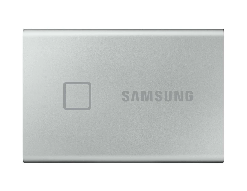 SAMSUNG T7 TOUCH 2TB Portable USB-C SSD, Up To 1050mbs R/W, Silver, Usb-C, 3yr Wty