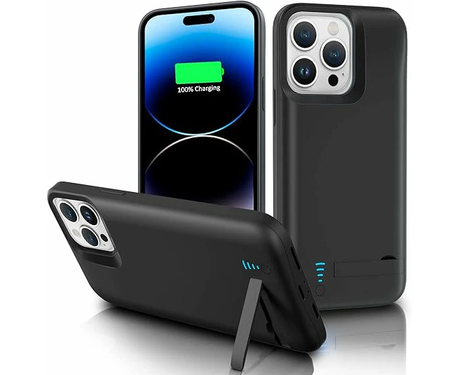 For iPhone 14 Battery Cover Power Bank Charger Case