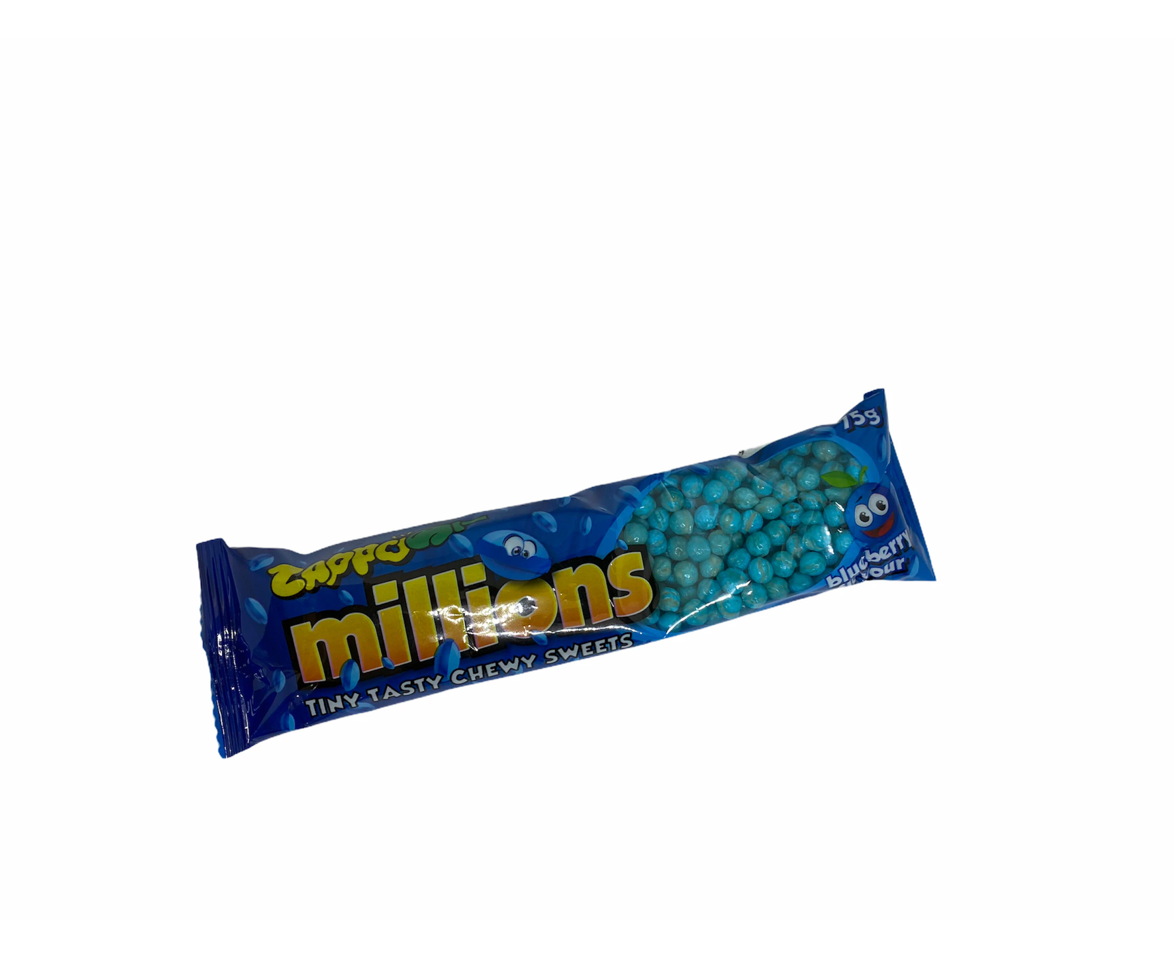 Zappo Millions Tiny Tasty Chewy Sweets Blueberry 75g