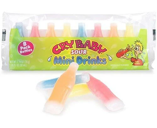 CRY BABY SOUR 8 PK BOTTLES 79g