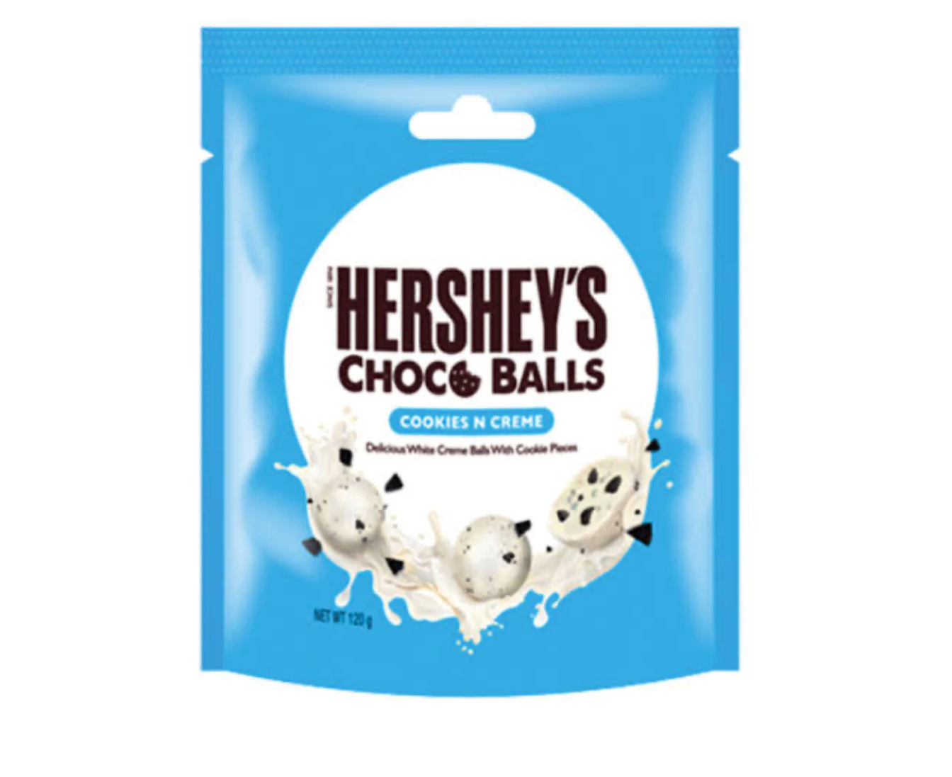 HERSHEY COOKIES N CREME CHOCO BALLS 120g