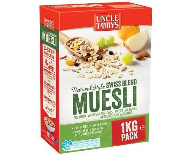 9 X  Natural Style Muesli 1Kg