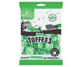 Walker's Mint Toffees 150g (Gluten & Vegan)