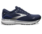 Brooks Men's Ghost 15 Running Shoes - Peacoat/Silver/White