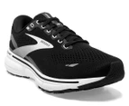 Brooks Women's Ghost 15 Wide Fit Running Shoes - Black/White