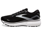 Brooks Women's Ghost 15 Wide Fit Running Shoes - Black/White