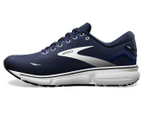 Brooks Men's Ghost 15 Running Shoes - Peacoat/Silver/White