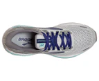 Brooks Women's Adrenaline GTS 22 Narrow Fit Running Shoes - Alloy/Blue/Green