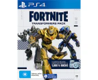 PS4 Fortnite Transformers Pack DLC Code Only w/ Cosmetics Epic Games Video Game