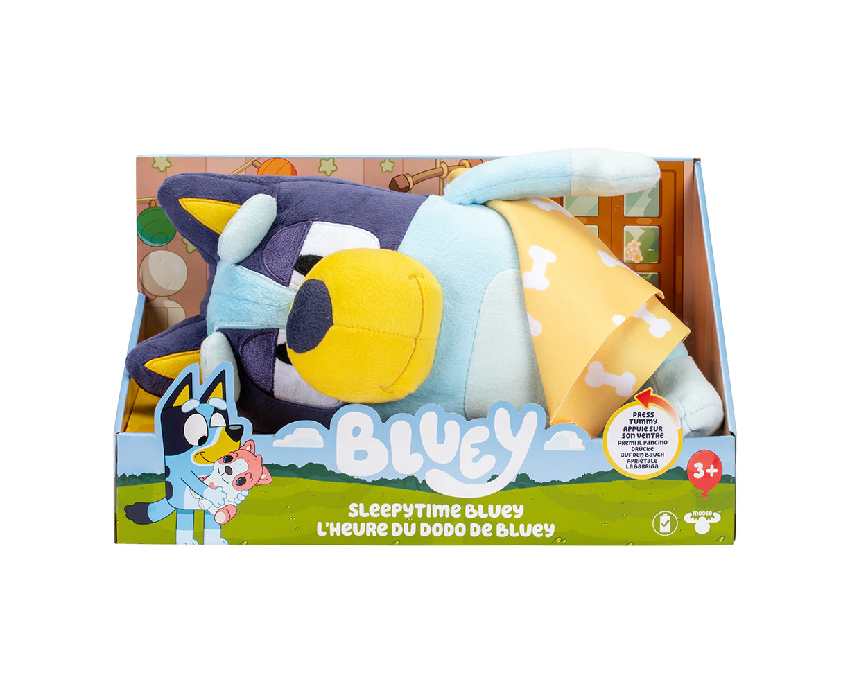 Bluey S11 Sleepy Time Bluey V2 Sound Effects Play Soft Plush Kids/Toddler Toy 3+