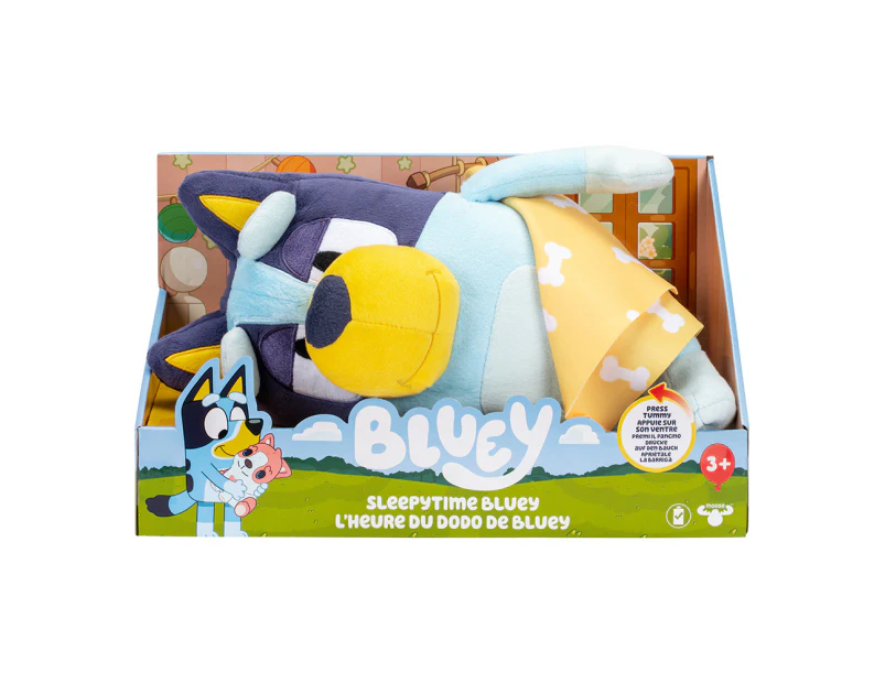 Bluey S11 Sleepy Time Bluey V2 Sound Effects Play Soft Plush Kids/Toddler Toy 3+