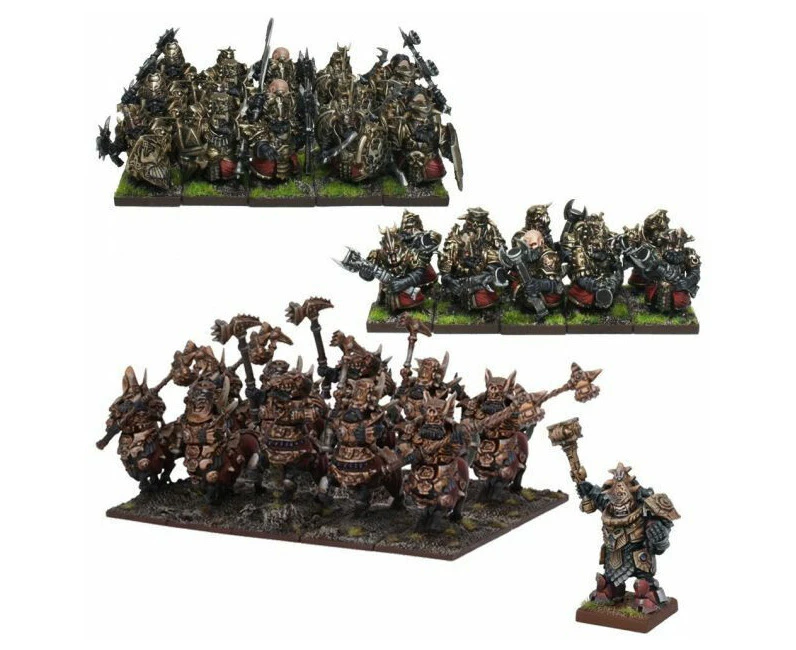 Mantic Games Kings Of War Abyssal Dwarf Army Tabletop Miniature Kids Figure Toy