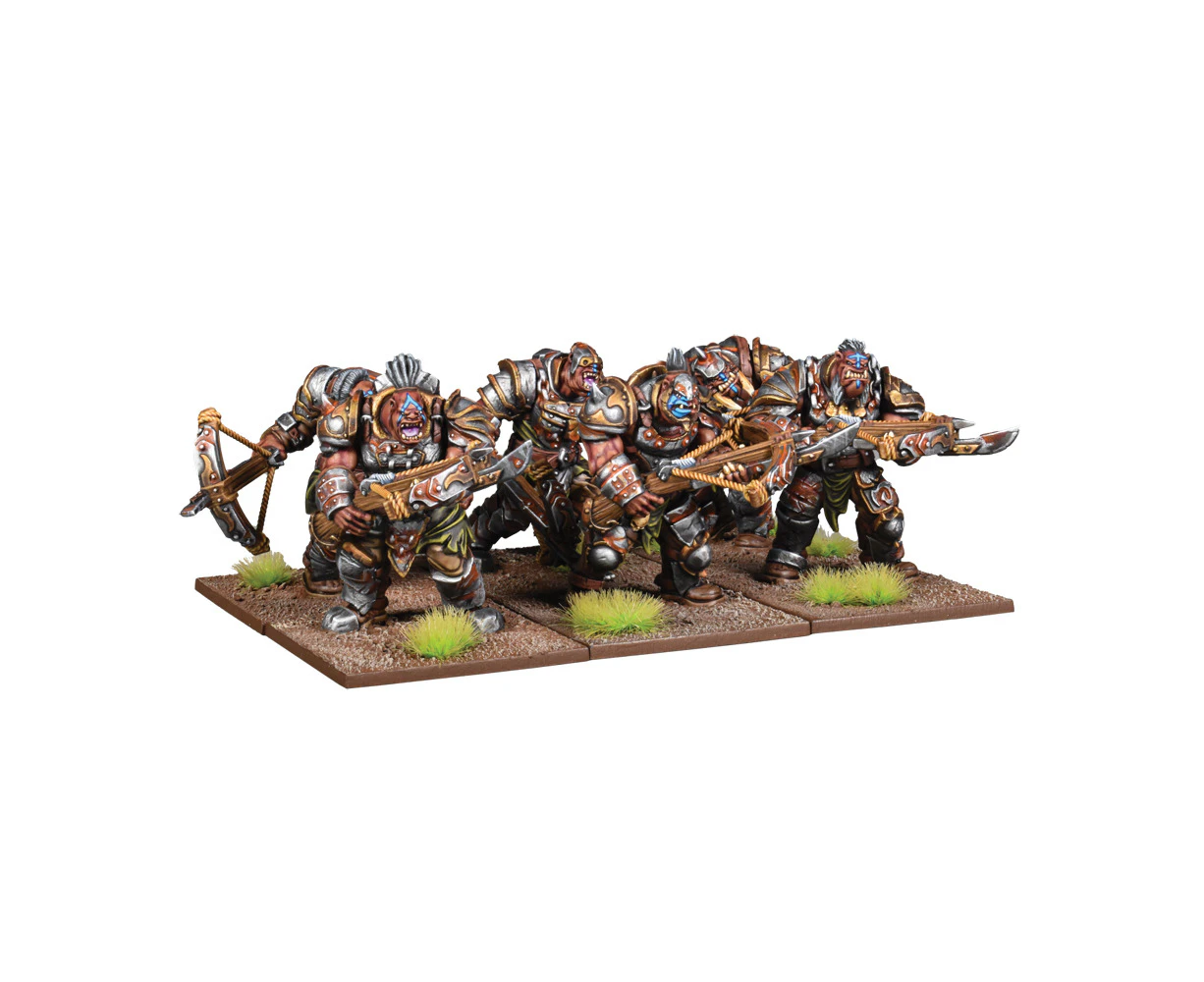 Mantic Games Kings Of War Ogre Shooters Horde Tabletop Miniature Figure Toy