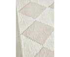 Newton Harlequin Beige Ivory Contemporary Rug - 4 Sizes