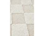 Newton Harlequin Beige Ivory Contemporary Rug - 4 Sizes