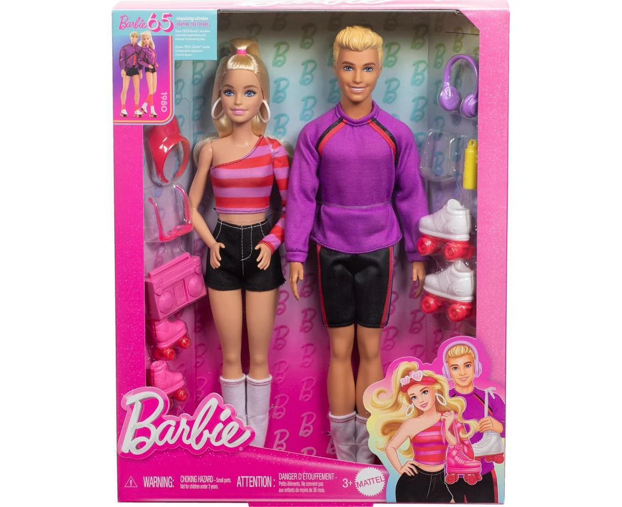 Ken and Barbie Fashionista Doll 2pack 65th Anniversary