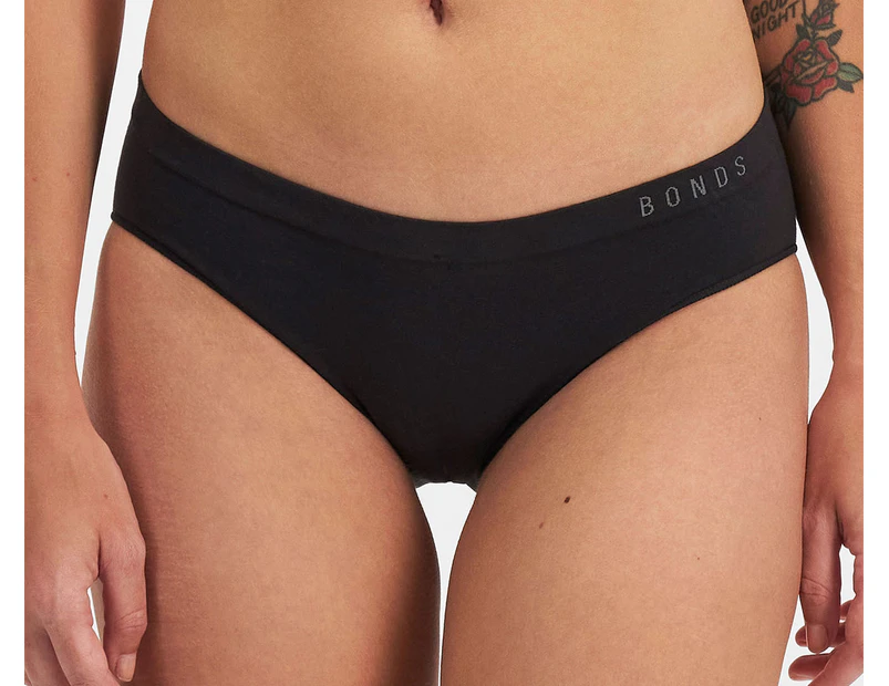 Bonds Women's Comfytails Seamless Bikini Briefs - Black