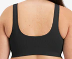 Bonds Women's Comfy Crop Wirefree Bra - Black