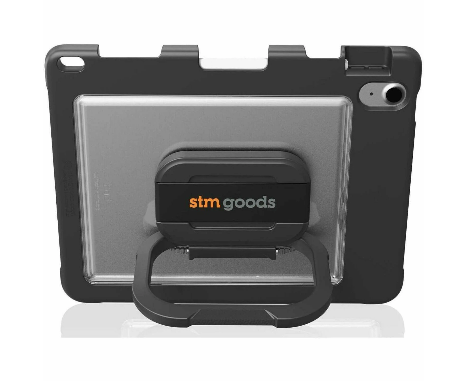 STM Goods Dux Swivel Rugged Carrying Case Apple iPad (10th Generation) iPad - Black - Bump Resistant, Scratch Resistant - Polycarbonate, Polyurethane